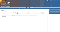 Desktop Screenshot of ent.uvsq.fr