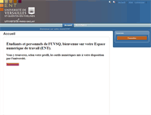Tablet Screenshot of ent.uvsq.fr