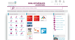 Desktop Screenshot of bib.uvsq.fr
