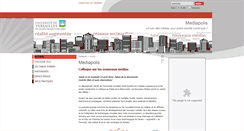 Desktop Screenshot of nouveauxmedias.uvsq.fr